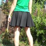 Custom made womens black ci..